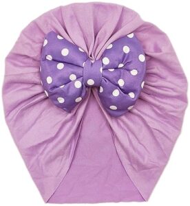ANNACREATIONS Premium Soft Polka Bow Head Wrap Super Stretchable Headband Hair Accessories For Baby Girls