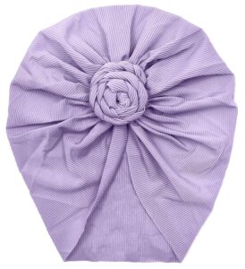 ANNACREATIONS Premium Soft Bow Head Wrap Super Stretchable Headband Hair Accessories For Baby Girls (purple)