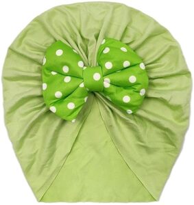 ANNACREATIONS Premium Soft Polka Bow Head Wrap Super Stretchable Headband Hair Accessories For Baby Girls
