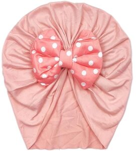 ANNACREATIONS Premium Soft Polka Bow Head Wrap Super Stretchable Headband Hair Accessories For Baby Girls