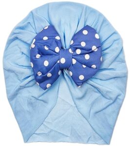 ANNACREATIONS Premium Soft Polka Bow Head Wrap Super Stretchable Headband Hair Accessories For Baby Girls