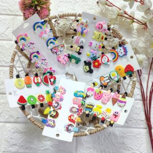 Navratri Special - Kanjak Hamper – 60 Cute Baby Hair Clips (Pack of 6)